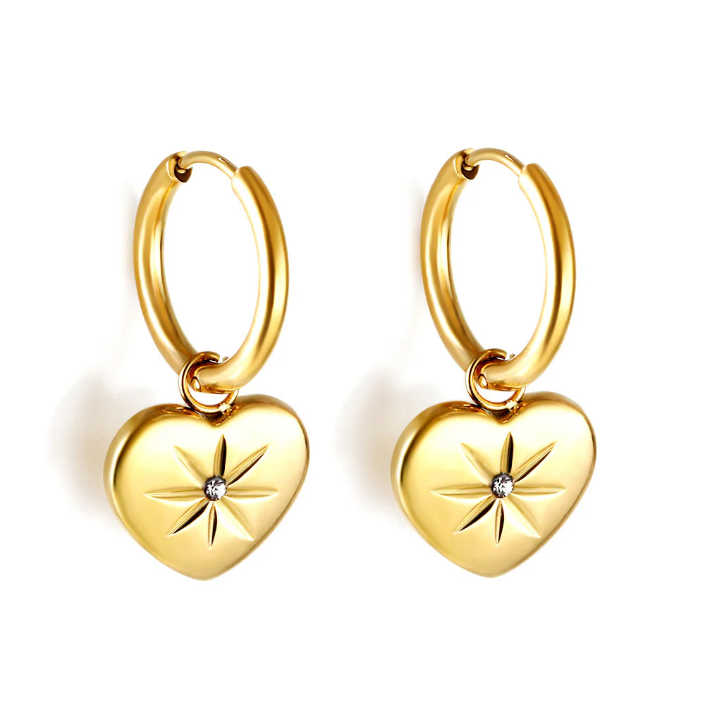 Moonpetal Earrings ~ Waterproof