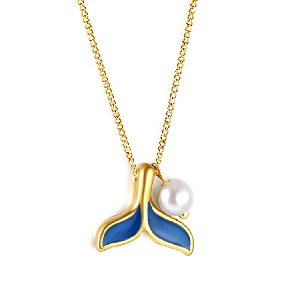 Whale Song Necklace ~ Waterproof