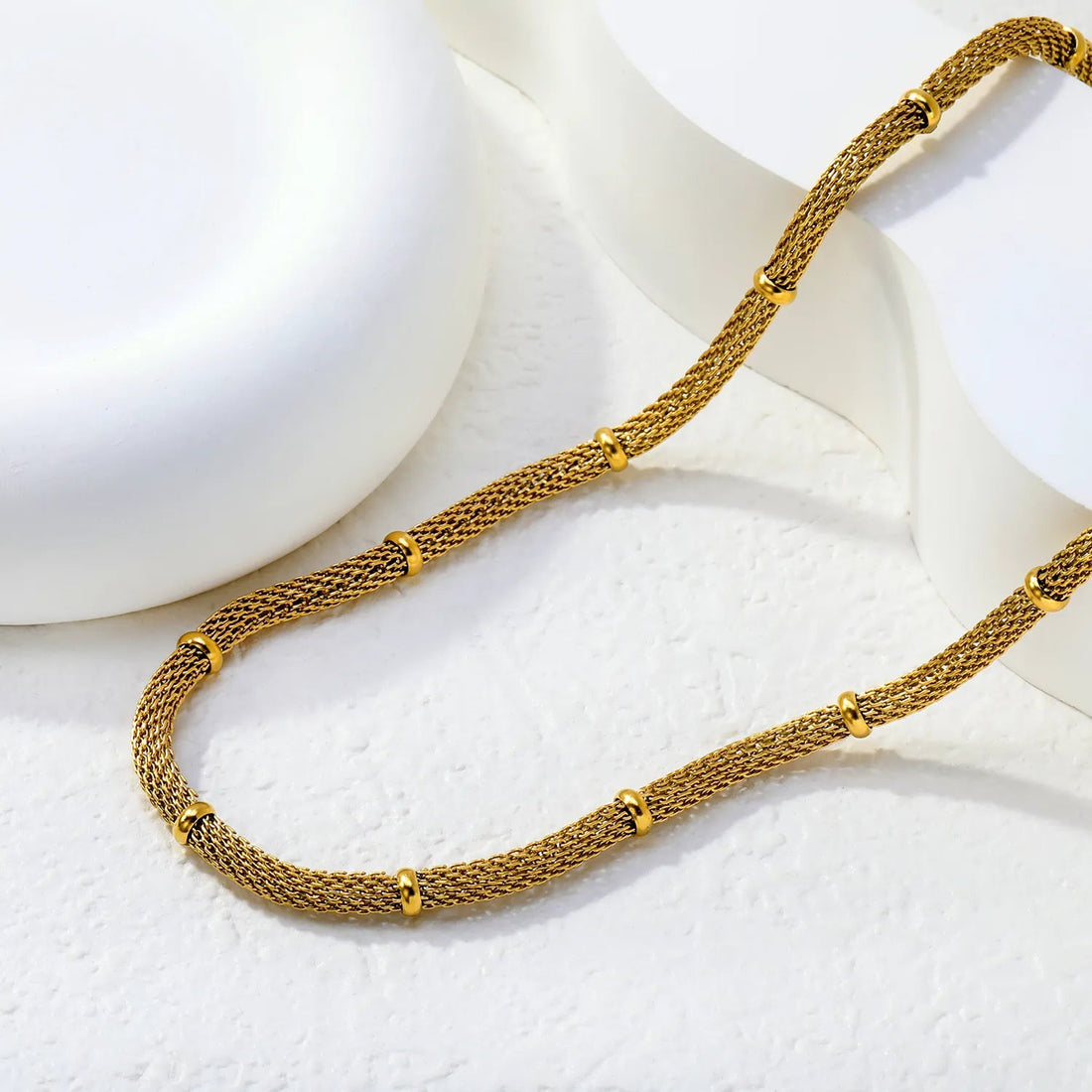 Tide Mesh Necklace ~ Waterproof