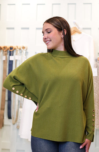 Monaco Button Knit