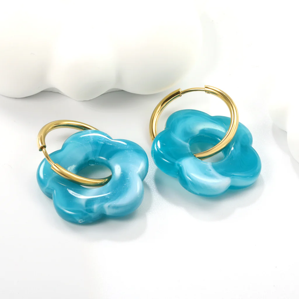 Cloud Bloom Earrings ~ Waterproof