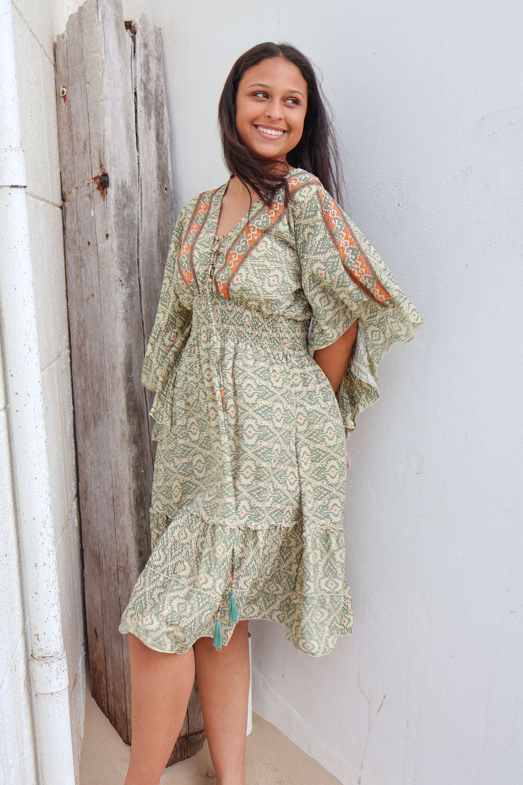 Tranquil Tide Dress ~ Olive