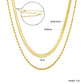 Bladerope Layered Necklace ~ Waterproof