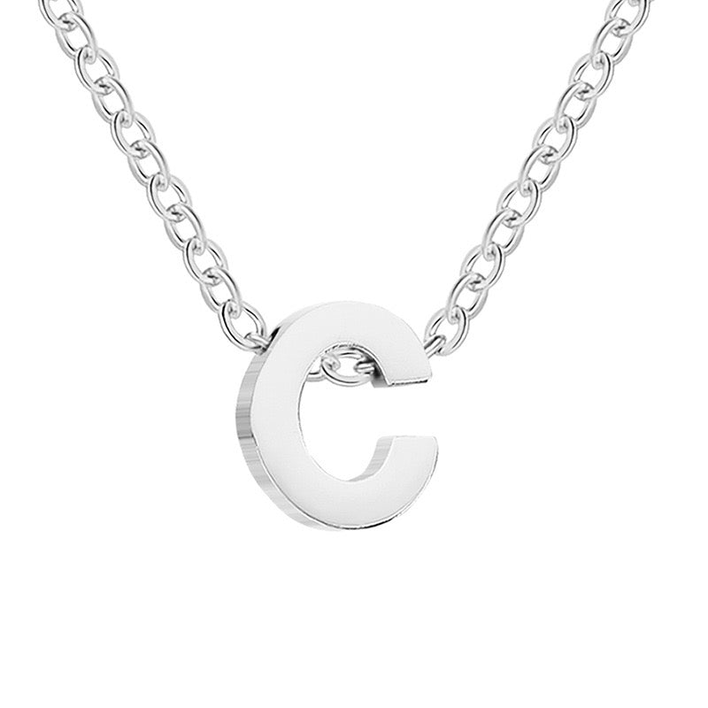 Initial Glow Letter Necklace ~ Waterproof