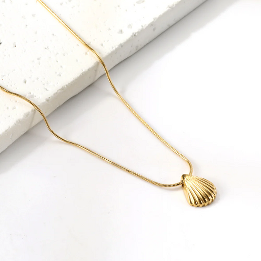 Coastal Shell Necklace ~ Water and Tarnish Resistant