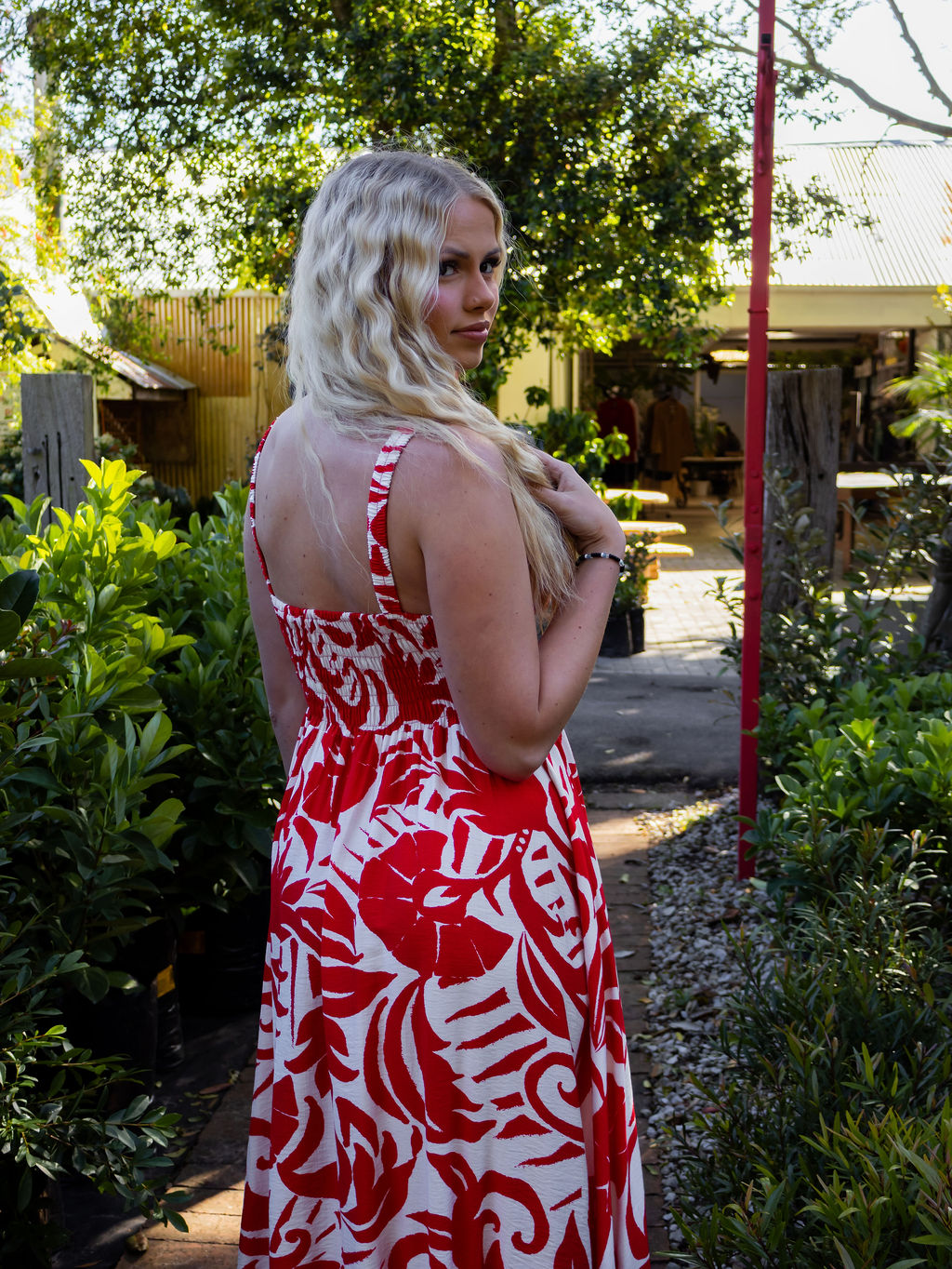 Georgia Dress ~ Shell Swirl