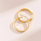 Anandi Classic Gold Hoops ~ Water and Tarnish Resistant