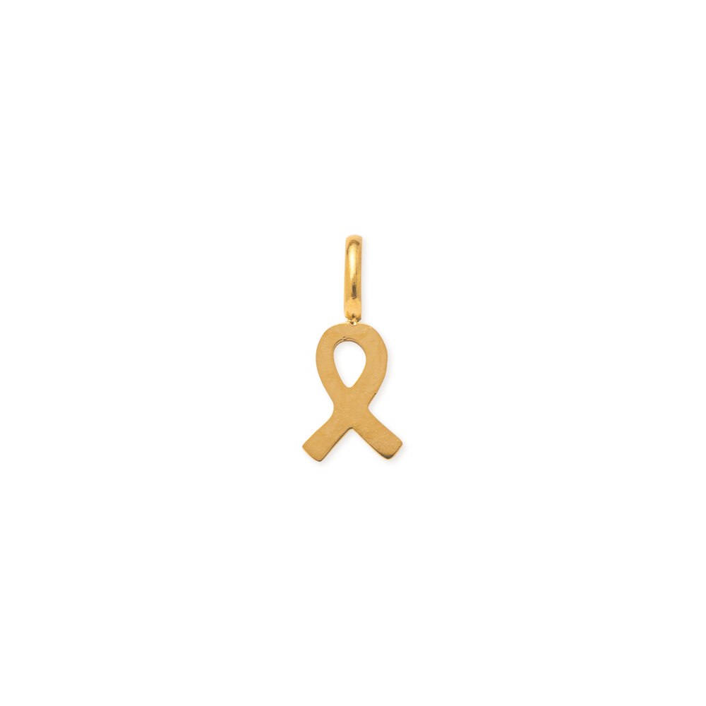 Hope Ribbon Charm ~ Waterproof