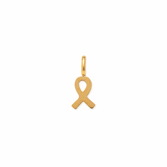 Hope Ribbon Charm ~ Waterproof