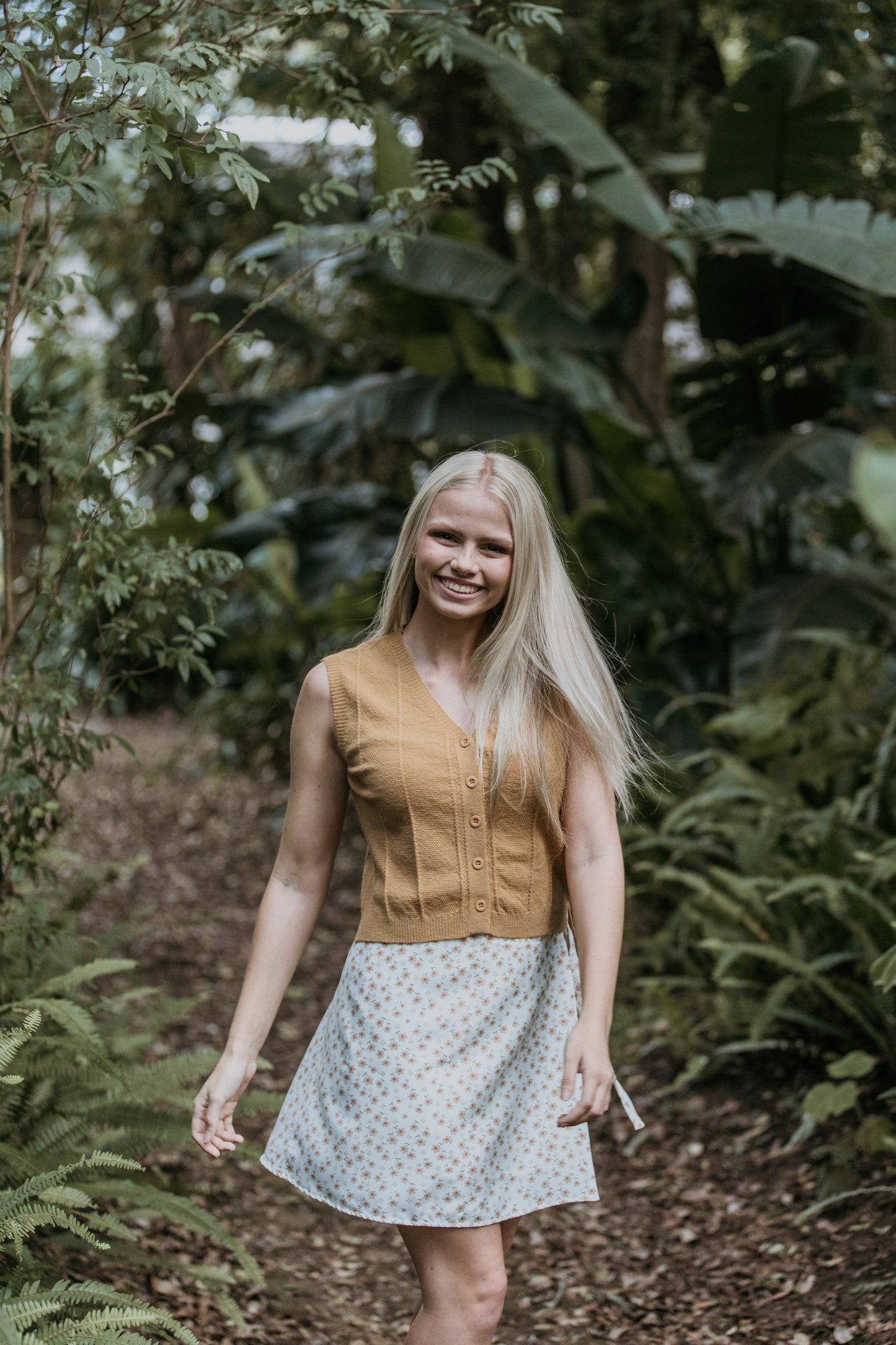 Autumn Blush Skirt ~ Oat