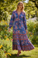Indigo Blossom Dress