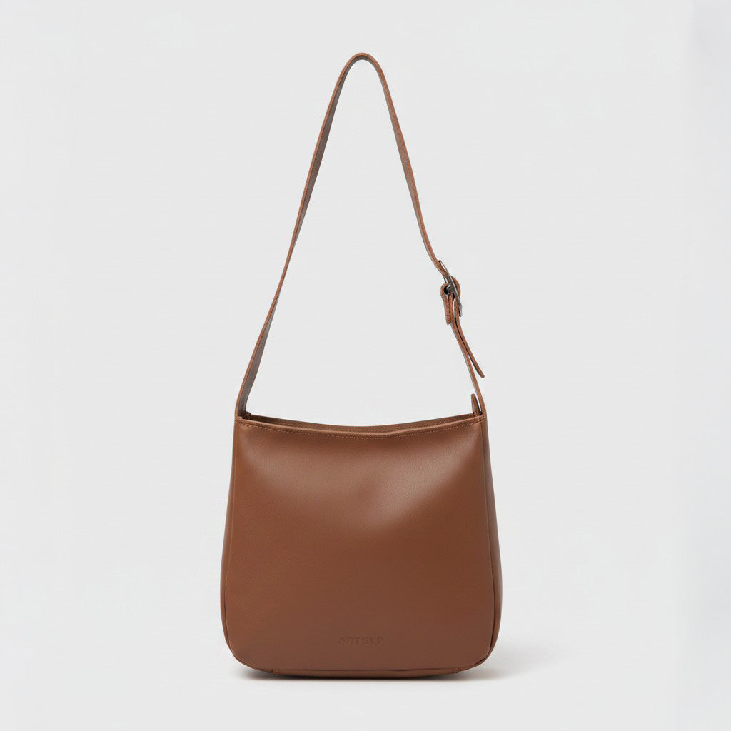 Antelo Buckley Unlined Leather Hobo Bag