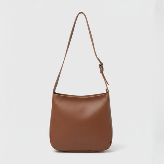 Antelo Buckley Unlined Leather Hobo Bag