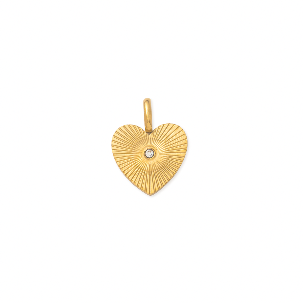 Coastal Heartbeat Charm ~ Waterproof