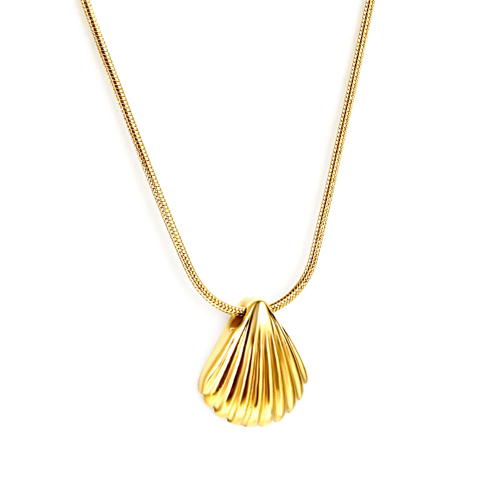 Coastal Shell Necklace ~ Water and Tarnish Resistant