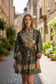 Forest Bloom Mini Dress