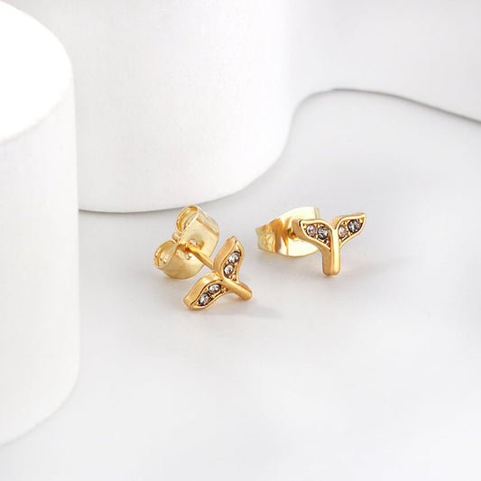 Ocean Tail Studs ~ Waterproof