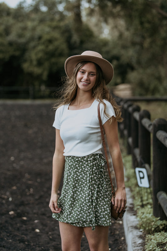 Autumn Blush Skirt ~ Forest