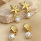 Nautilus Earrings ~ Waterproof