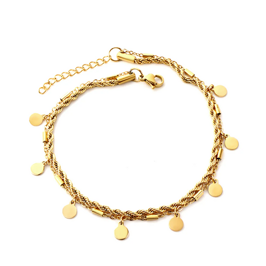 Beach Bells Anklet ~ Waterproof