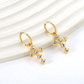 Grace Cross Earrings ~ Waterproof