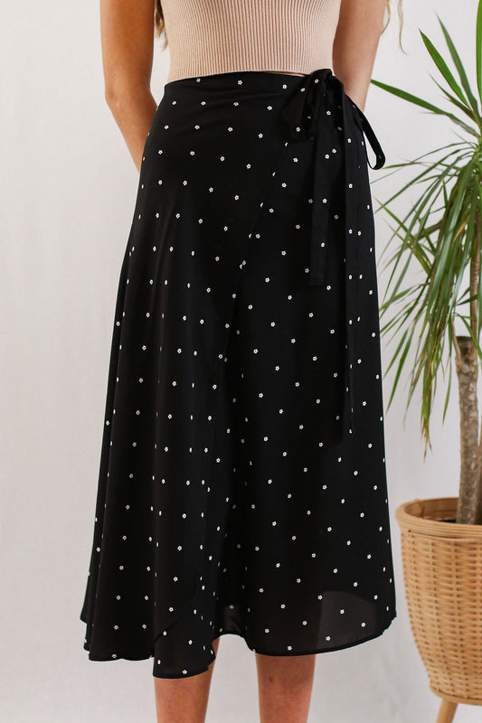 Parisian Blossom Wrap Skirt
