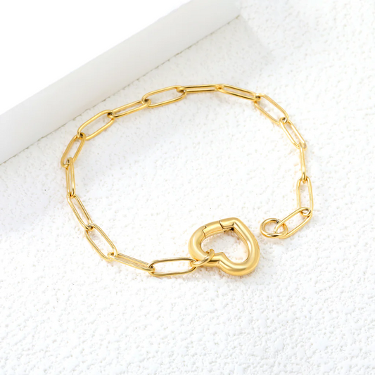 Flamingo Heart Bracelet ~ Waterproof