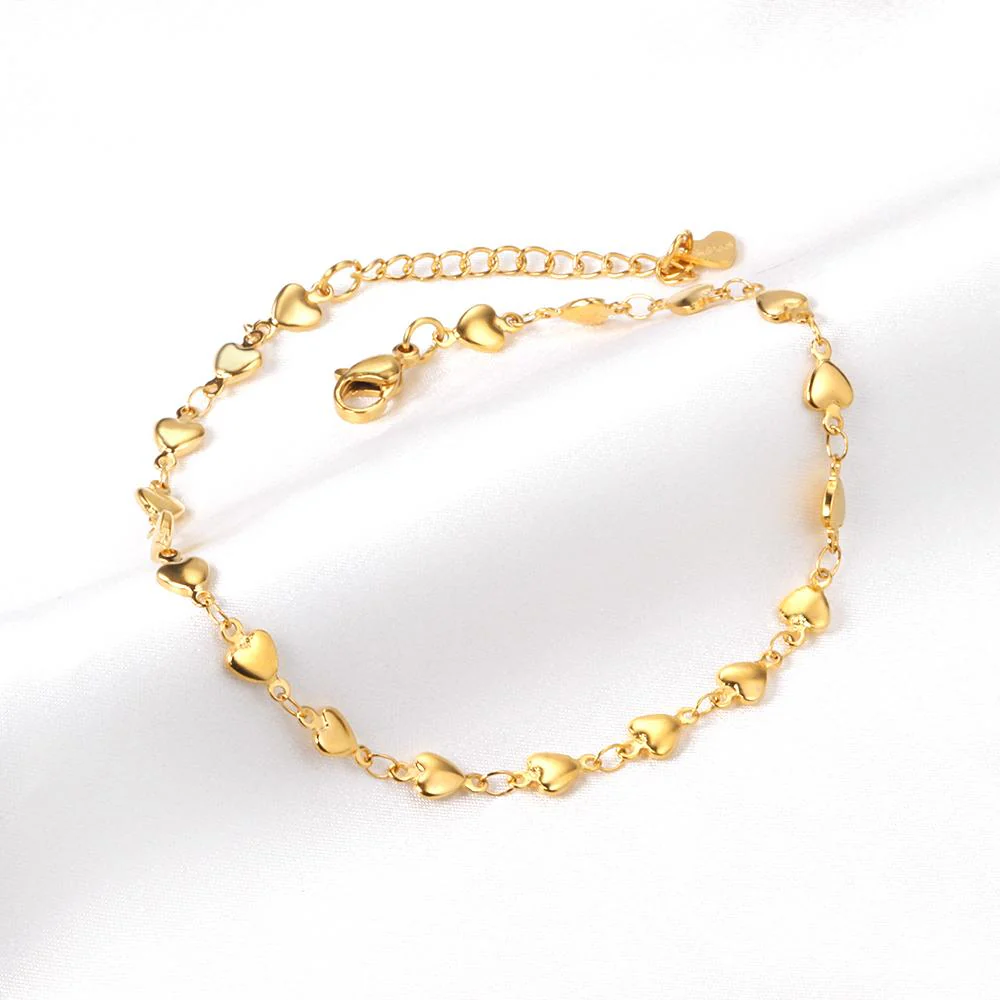 Heartbeats Anklet ~ Waterproof