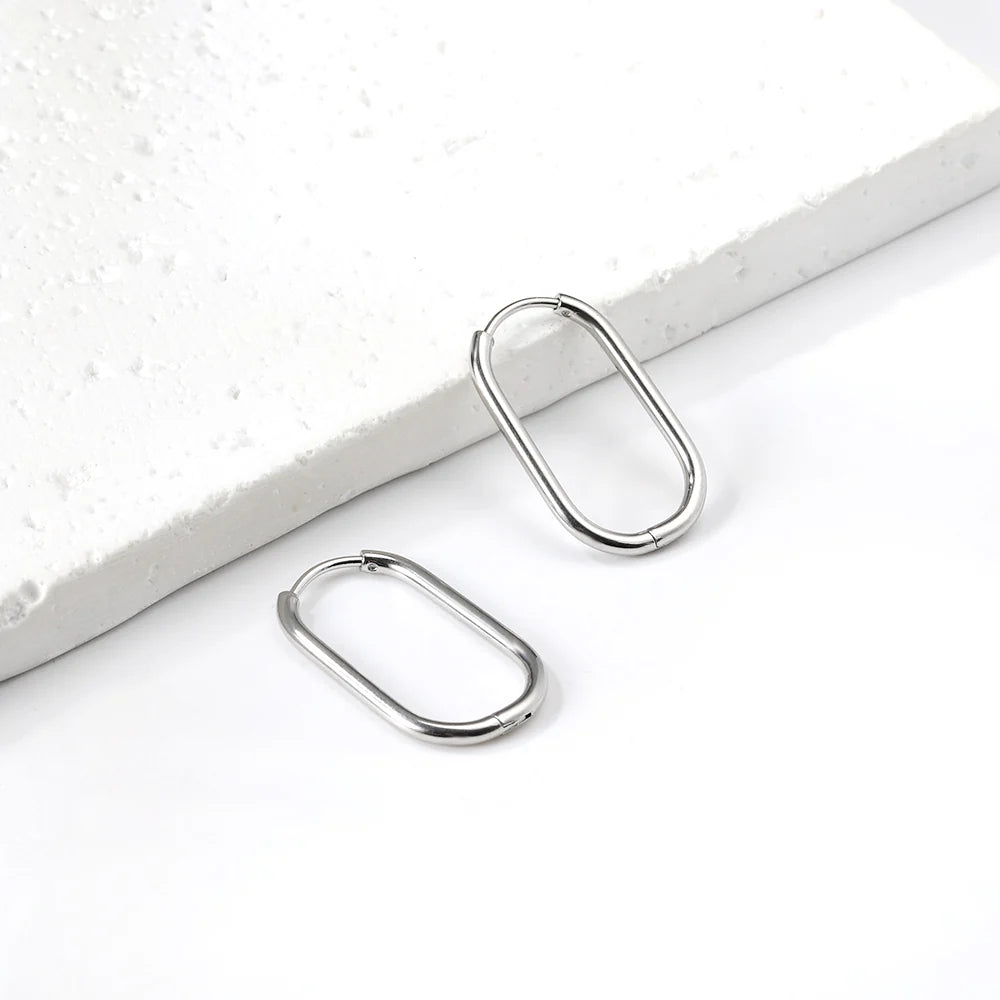Aria Oval Hoops ~ Waterproof