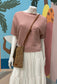 Bonita Knit Top ~ Blush