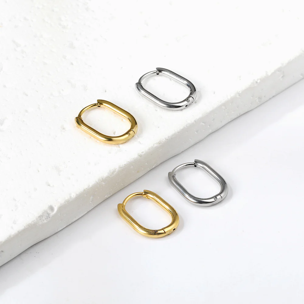 Aria Oval Hoops ~ Waterproof