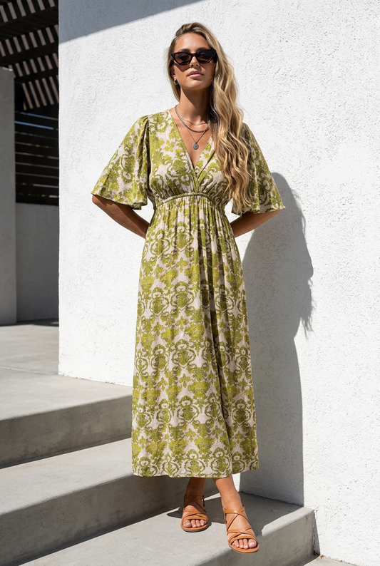 Bali Breeze Dress ~ Damask