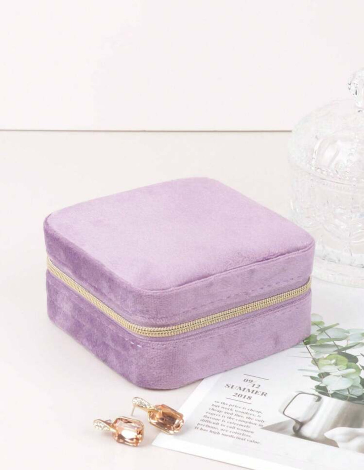 Velvet Jewellery Box