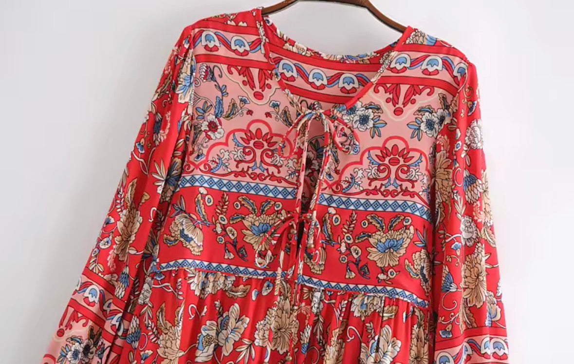 Ruby Garden Dress