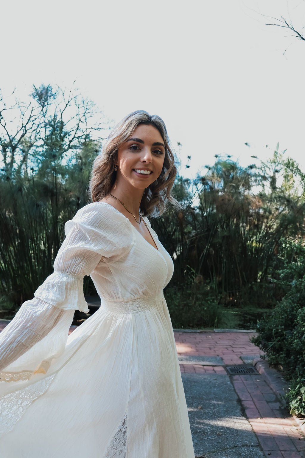 White Magnolia Dress