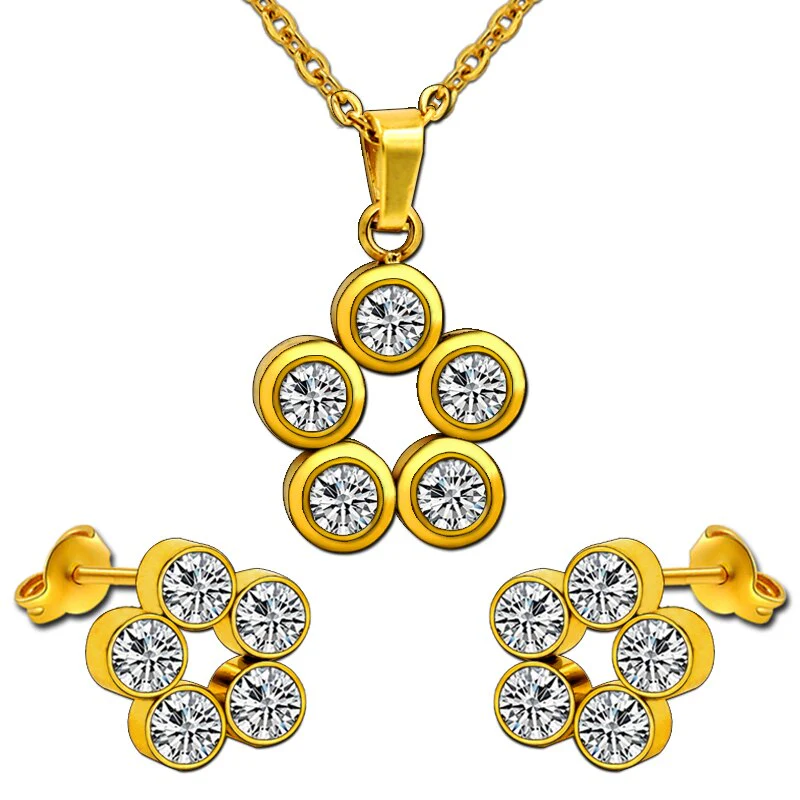 Zahara Necklace & Earrings Set ~ Waterproof