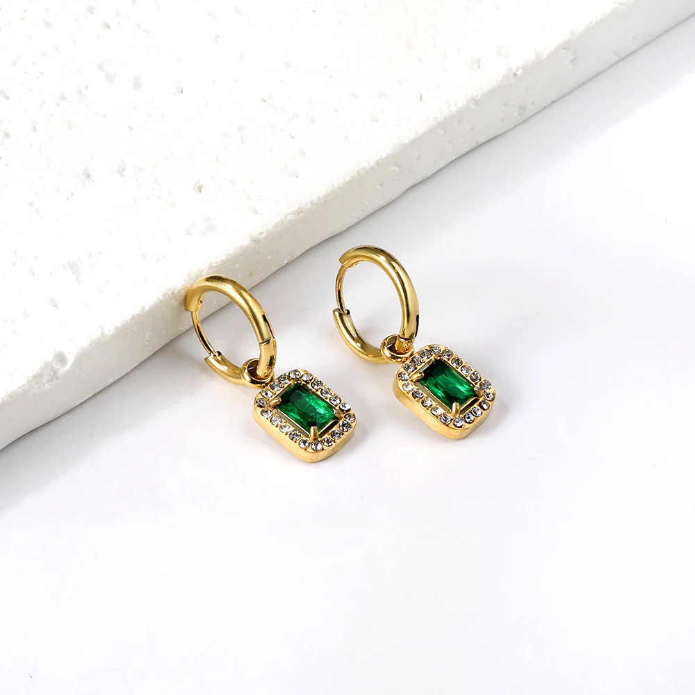 Camelia Charm Earrings ~ Waterproof
