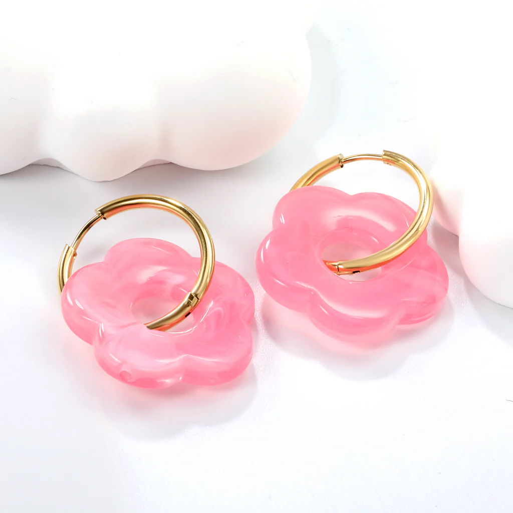 Cloud Bloom Earrings ~ Waterproof