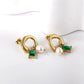 Emerald Isle Earrings ~ Waterproof