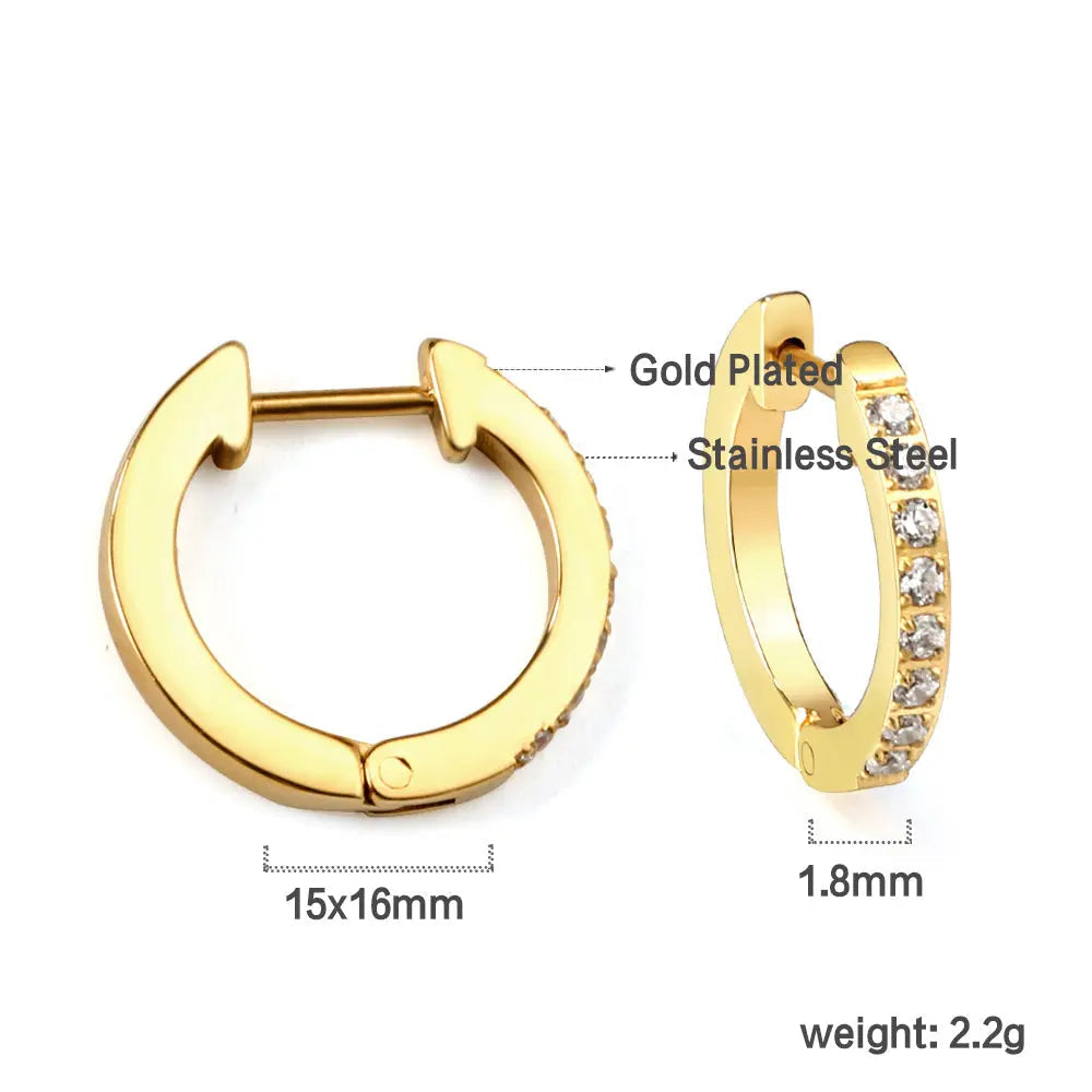 Sunrise Glow Hoops ~ Waterproof