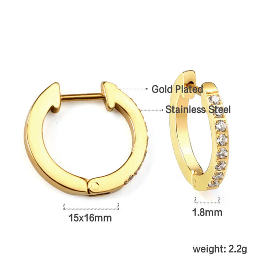 Sunrise Glow Hoops ~ Waterproof