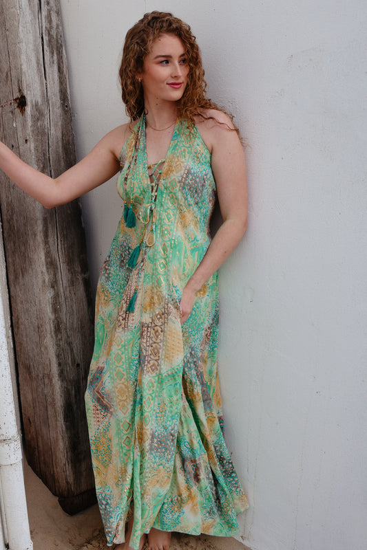 Weeping Willow Dress ~ Coral Pine