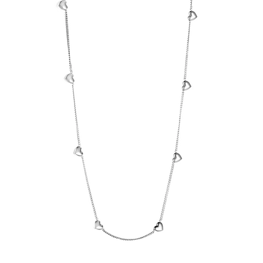 Heart Strings Steel Necklace ~ Waterproof