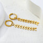 Seabreeze Fern Drop Hoops