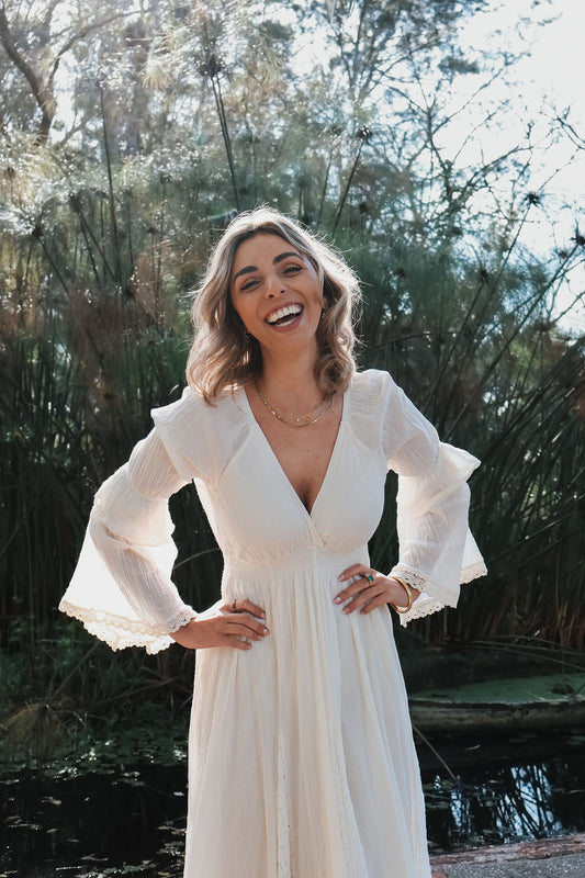 White Magnolia Dress