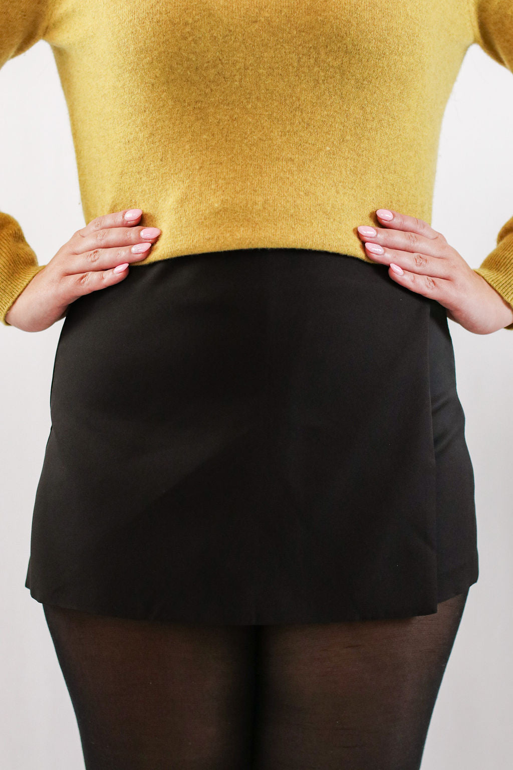 Noir Mini Skort