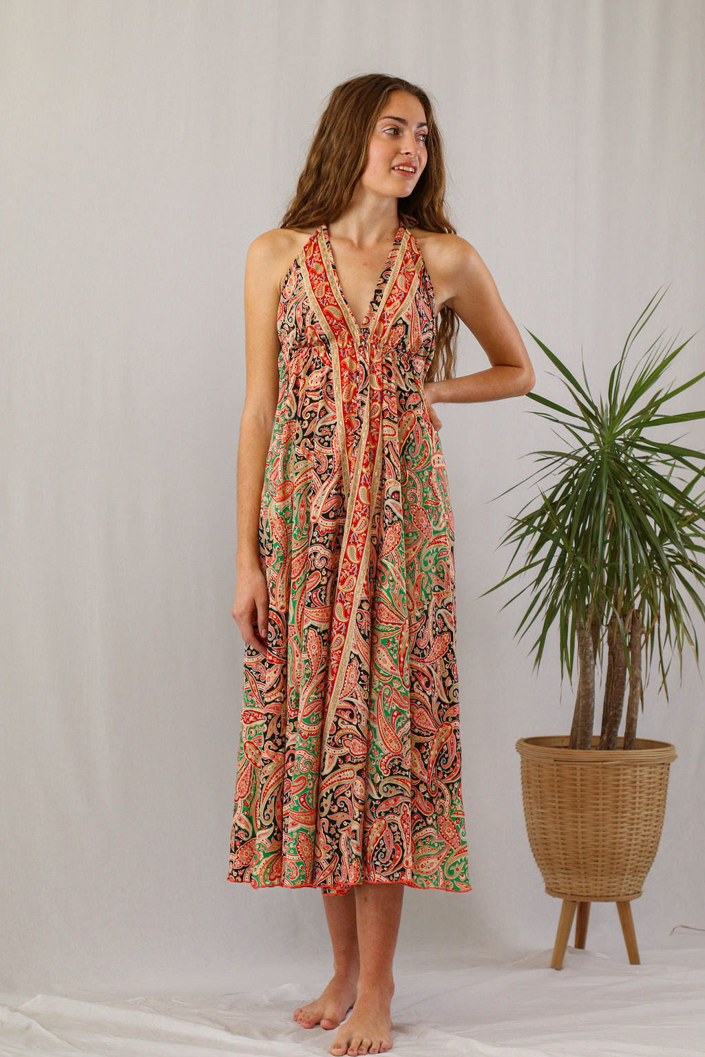 Coral Rose Dress