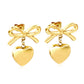 Petite Heart Earrings ~ Waterproof