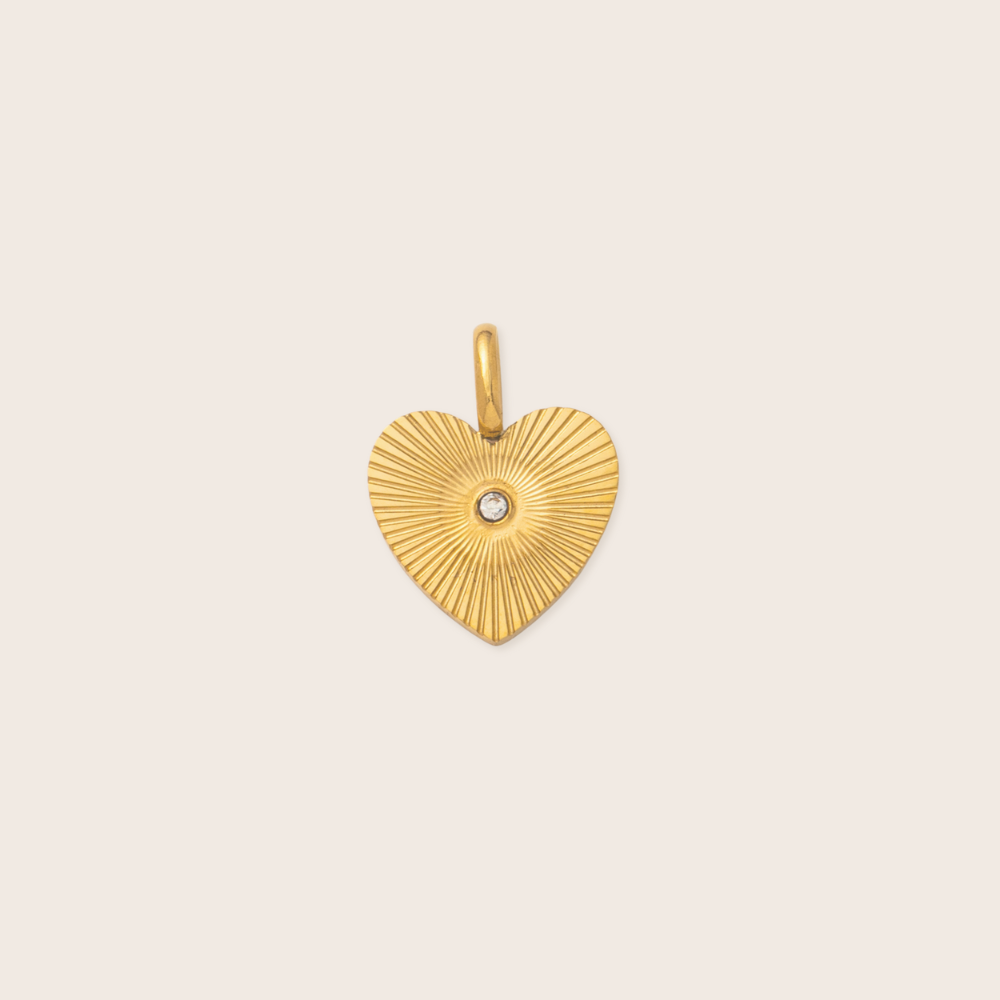 Coastal Heartbeat Charm ~ Waterproof
