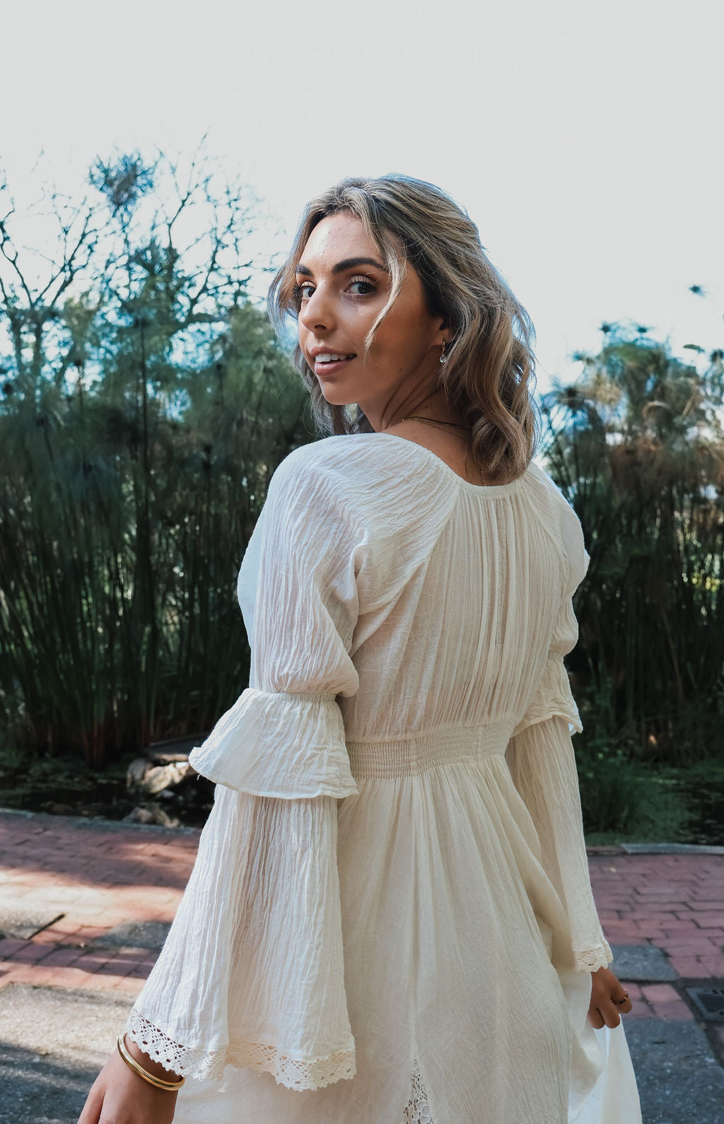 White Magnolia Dress